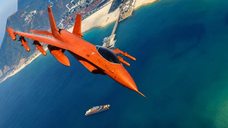 El avión más rápido de GTA 5 ni siquiera llega a la mitad de la velocidad del sonido: así de limitado es el caza